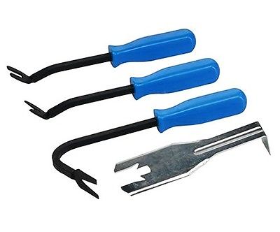 Car Van Door Remover Tool Set trim clips Panels blade lever Upholstery Kit U150