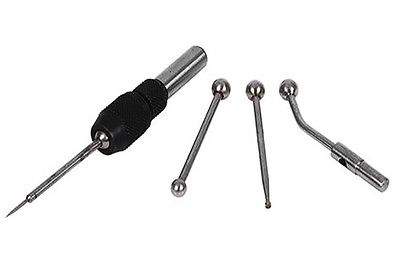 Wiggler And Centre Finder Set 5pce steel chuck holder needle point dia ball U161
