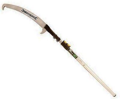 Extendable pruning tree saw with tri-cut blade 1.5 - 2.5m triple ground U176