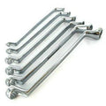 Deep Offset Ring Spanners Set 6pce 6 - 17mm vanadium Hardened Polished U214
