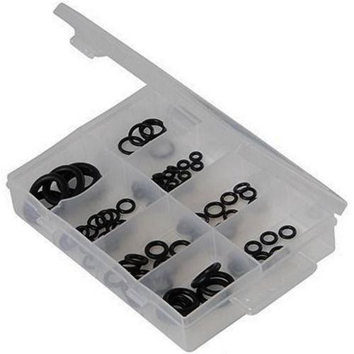 'O' RINGS PACK NITRILE BLACK RUBBER 85 PC sizes 4.2 x 7.2 to 15.4 x 23.8mm U216