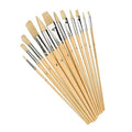 MIXED TIP BRUSH SET 12PCE 2 - 12 MM TIPS DECORATING PAINT HAND TOOLS TOOL U251