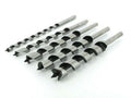 SDS AUGER DRILL BIT SET STEEL HEX SPIRAL 5 PIECE WOOD 10mm - 25mm U28