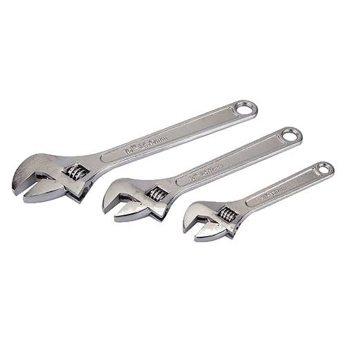 BRAND NEW ADJUSTABLE WRENCH SET 3PCE 150 200 250 MM HAND TOOL TOOLS U297
