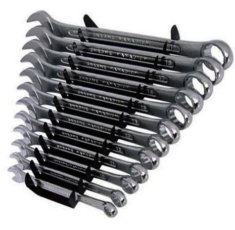 NEW 12 PIECE METRIC COMBINATION SPANNER HEX WRENCH SET VANADIUM 8-19mm U39