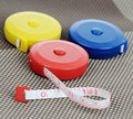 1.5m 60" inches fabric tape measure casing cloth tailor body measuring tape U49