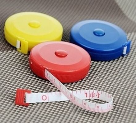 1.5m 60" inches fabric tape measure casing cloth tailor body measuring tape U49