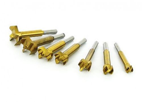 FORSTNER BIT SET 12 - 35 MM PCE PIECE TITANIUM COATED WOOD DRILL BIT U61