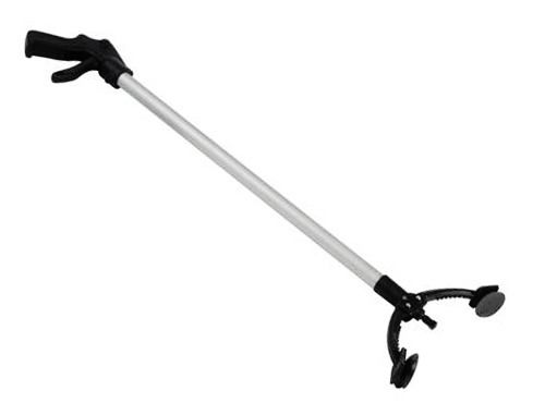 HAND HELD RUBBISH PICKER LITTER STICK ALUMINIUM GARDEN STREET FLOOR WORK U91