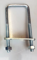 1 x U bolts Bolt Brackets plate steps ladder van roof hook 120x90x10 mm UBS-120B