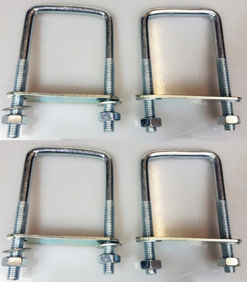 4 U bolts Bolt Brackets plate steps ladder van roof hook 120x90x10 mm UBS-120B
