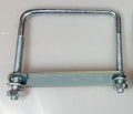 1xsquare U-bolt Brackets for Boat trailer 120x120x10mm Nuts & Plate UBS-120C