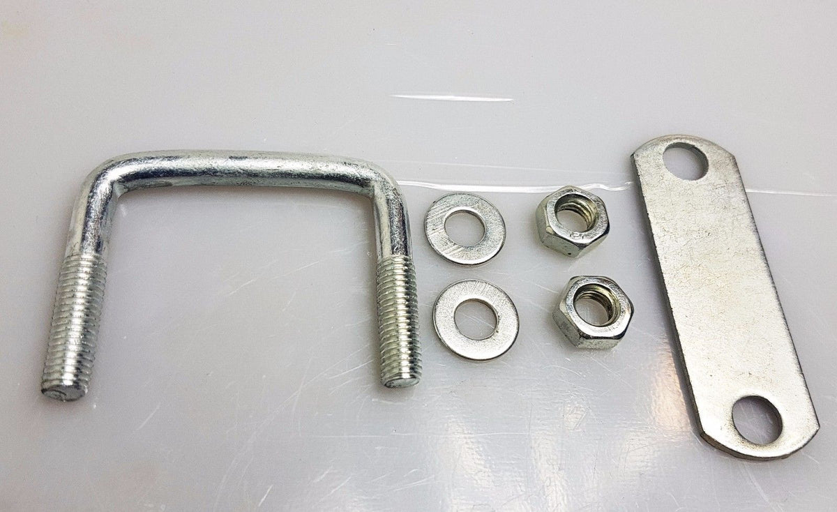 Steel Square U-Bolts Brackets Boat Trailer 60x90x10mm M10 Nut & Plate UBS-60B