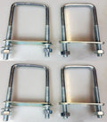 Four U bolts plate steps ladder van roof brackets hook 60x90x10 mm UBS-60B