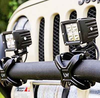 X-CLAMP BULLBAR BUMPER MOUNTING BRACKETS KIT 2"-3" SPOTLIGHT LED FOG LIGHT BAR