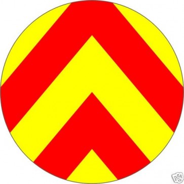 Safety luminous Chevron Sticker