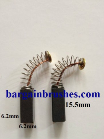 WOLF SANDER GRINDER DRILL CARBON BRUSHES 6.2X6.2X15 -E63