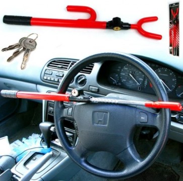 Lock Steering Wheel Car Security Anti Theft Van Universal Heavy Duty AC56
