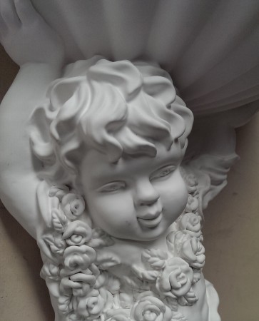 Hanging-Flower-Display-Holder-Victorian-wall-child-ornate-display-chic-shelf-CR1