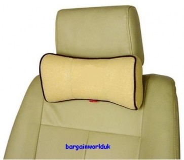 beig eneck pillow