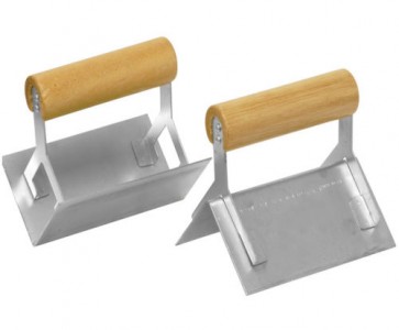 2 CORNER TROWEL SET STEEL INTERNAL EXTERNAL WALLS INSIDE OUTSIDE DRY WALL CA102
