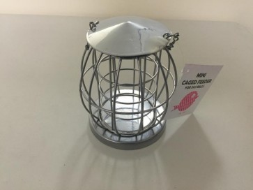 FAT BALL MINI FEEDER BIRD FOOD CAGED GARDEN FEEDING STATION CA20