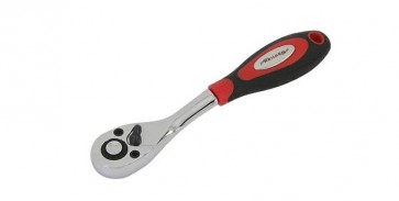 1/4 INCH DRIVE 72T LEOPARD RATCHET HANDLE ERGONOMIC STAINLESS PAD HANDLE CA27