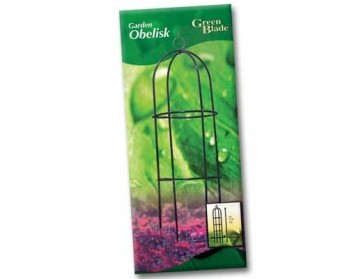 GARDEN OBELISK 249CM CLIMBING PLANT FRAME GARDEN PATIO COATED STEEL SUPPORT CA57