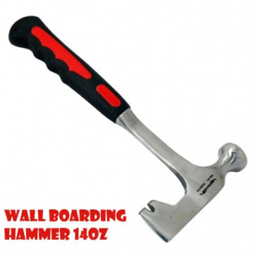 Wall Boarding Drywall Hammer Crowned 14oz One Piece Steel Handle Hammers CA6