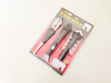 SILICONE SCRAPER 3 PIECE SET HAND TOOL SEALANT DIY TOOLS SILICON CA6