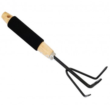 Garden Hand Cultivator Gardener Planting Fork Rake Weeder Soil Weeding CA8