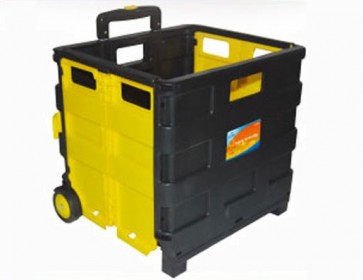 FOLDING TROLLEY CART 25KG LOADING CAPACITY COLLAPSIBLE STORAGE LIGHTWEIGHT CA86