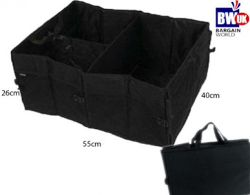 CAR BOOT STORAGE ORGANISER ORGANIZER TIDY COMPARTMENT FOLDING BOX WALLET BAG