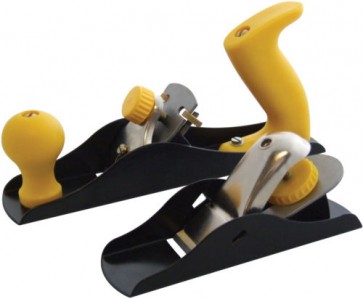 CARBON STEEL BLOCK PLANE AND SMOOTHING PLANE SET WOODWORKING WOOD ADJUSTABLE CA115