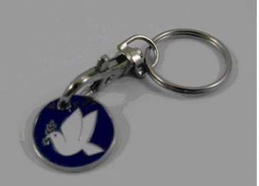 Peace Dove Love Pigeon keychain key chain gift car house steel keychain