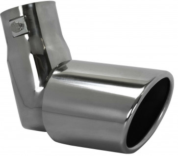STEEL EXHAUST TRIM DOWN PIPE DROP MUFFLER TAIL PIPE TIP CAR DIESEL 55MM EX15