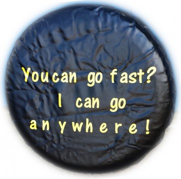 Fast Go Anywhere Wheel cover rear spare tyre wheelcover to fit all 4x4 and caravans