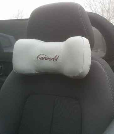 Neck support pillow car lorry driver seat head back rest suzuki jaguar etc GREY