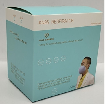 Face Mask KN95 Respirator WITH VALVE Protection Filter for Health, Hayfever Pollution Pollen Smoke and Personal Safety -  Reusable High Quality   Qty x 5 pieces