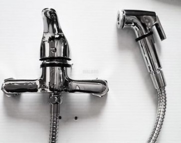 MUSLIM SHATTAF BIDET TOILET MINI MIXER TAP WITH SHOWER HAND HELD DOUCHE HAMAM