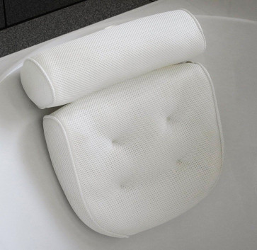 Luxury Waterproof Foam Bathtub Back Pillow Bathroom Spa Suction Cushion OL11