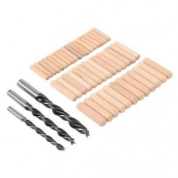 BRAND NEW DOWEL & BIT SET 47PCE 6 8 10 MM POWER TOOL ACCESSORIES DIY P132