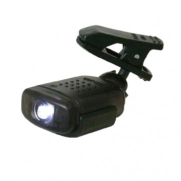BRAND NEW CLIP-ON LIGHT SWIVEL HEAD 1 LED TORCH LAMP LITHIUM BATTERY P169