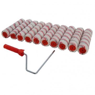 BRAND NEW ROLLER FRAME & 10 SLEEVES DECORATING 254 MM HAND TOOLS METAL P228