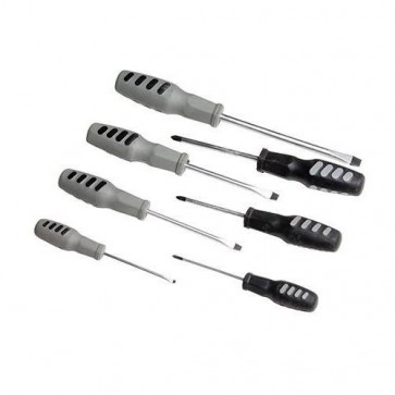 BRAND NEW SOFT-GRIP MAGNETIC TIP SCREWDRIVER SET 7PCE SLOTTED POZIDRIV P269