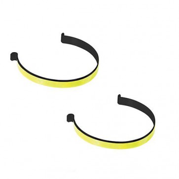 2PK PAIR REFLECTIVE CYCLING TROUSER CLIPS CYCLE BIKE BICYCLE HI-VIS CLIP P28