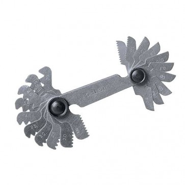 BRAND NEW SCREW PITCH GAUGE METRIC 0.4 - 6 MM 20 LEAVES MEASURING TOOL HAND P285