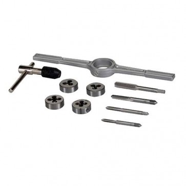 BRAND NEW TAP & DIE SET METRIC 10PCE HAND TOOLS MECHANICAL ENGINEERING DIY P337
