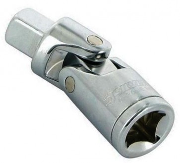Universal Joint 1/2" Square Drive Socket Adapter Spring Loaded NEW P6