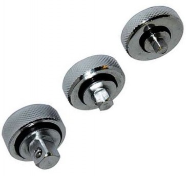 Palm Ratchet Wrench Socket Adapter Set Thumbwheel 1/4, 3/8 & 1/2" Universal P7